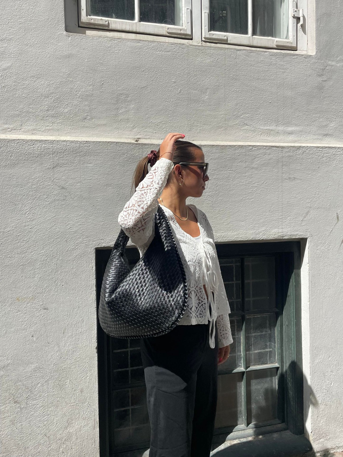 VICKY | Trendy gevlochten handtas