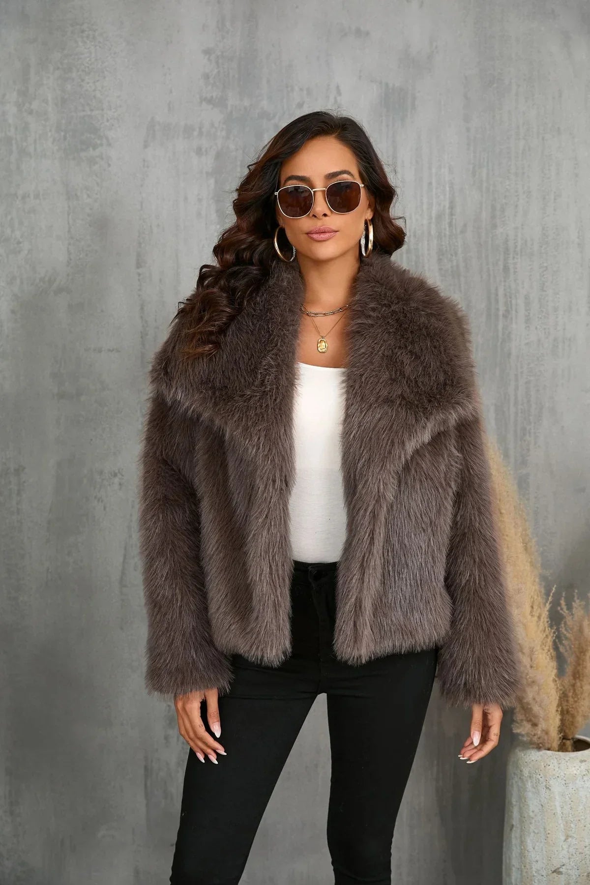 CLEO | Faux fur jas van hét moment