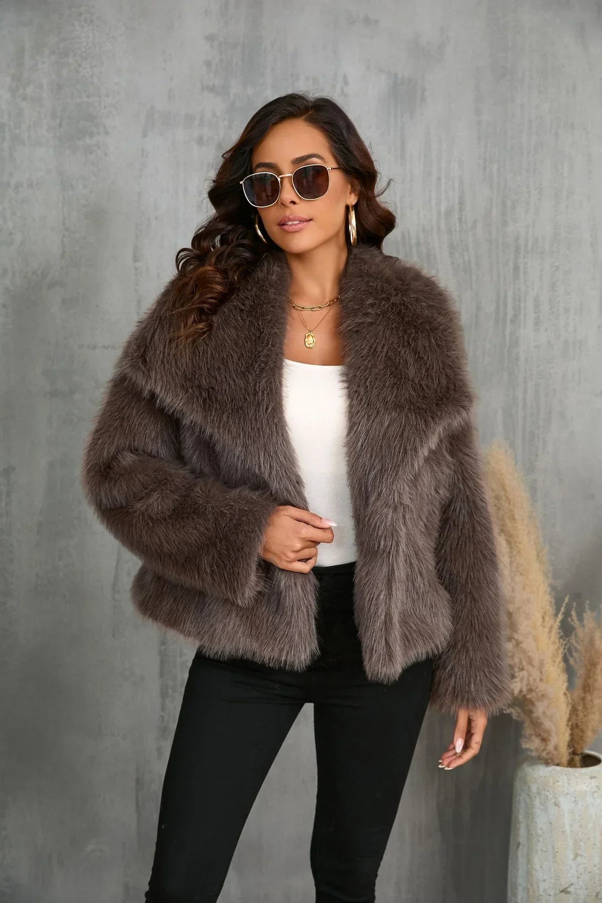 CLEO | Faux fur jas van hét moment