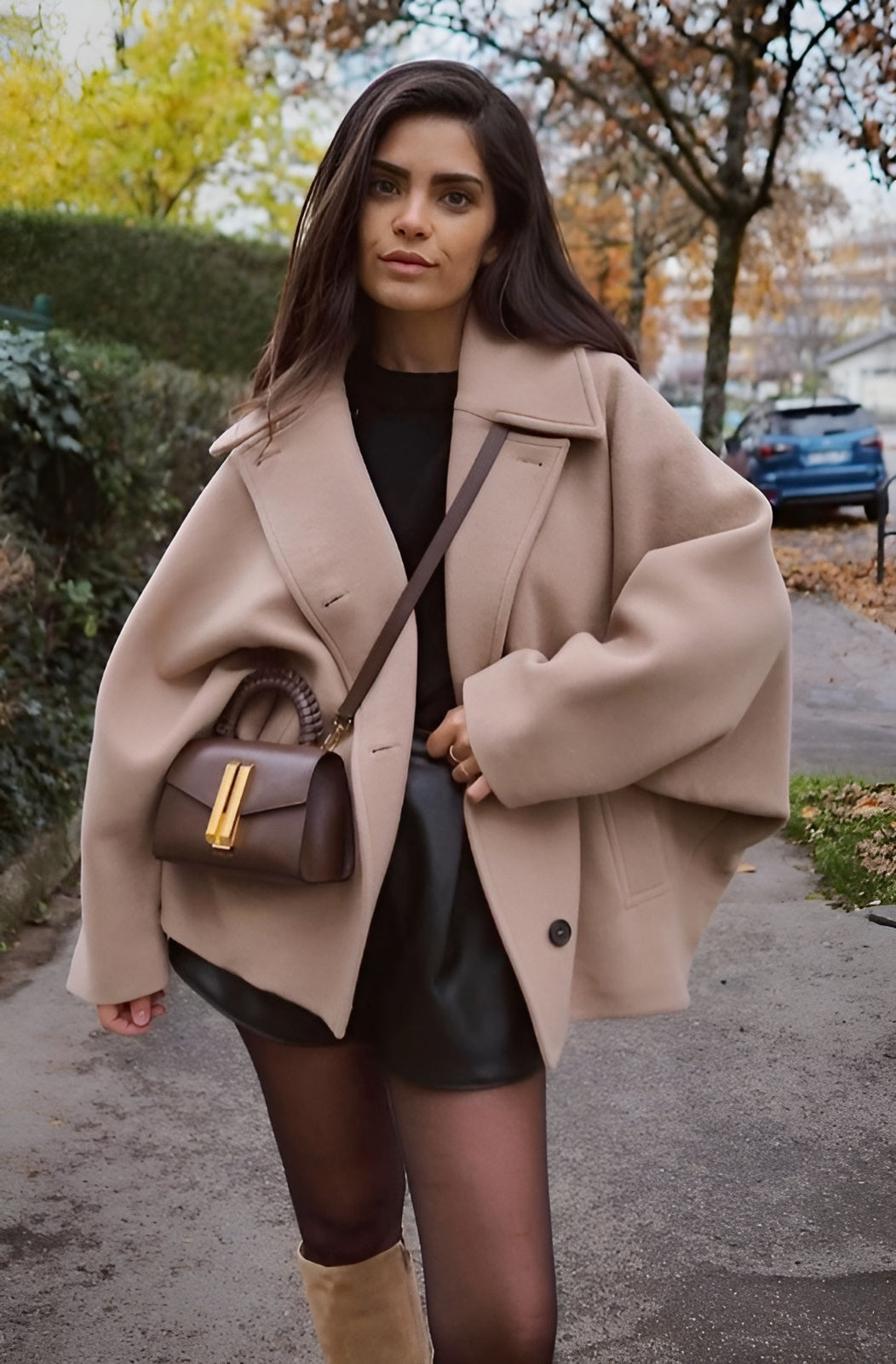 MIA | Trendy oversized wollen jas