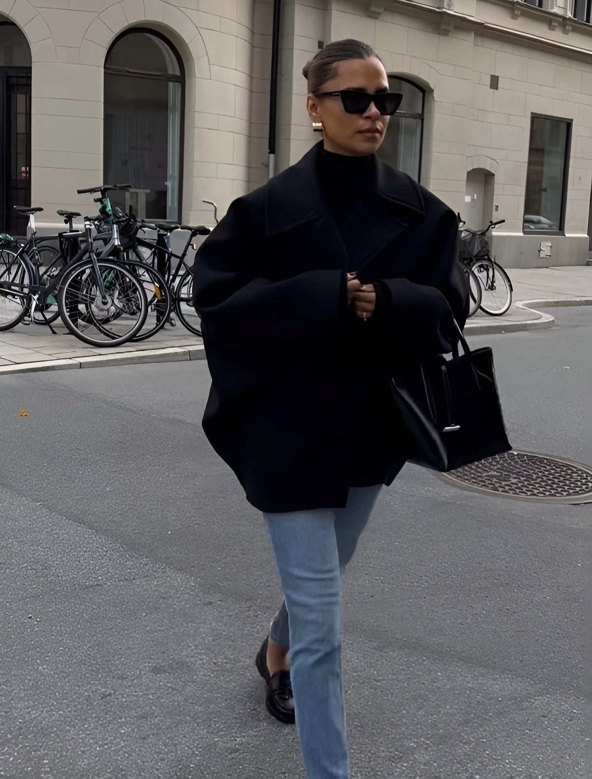MIA | Trendy oversized wollen jas