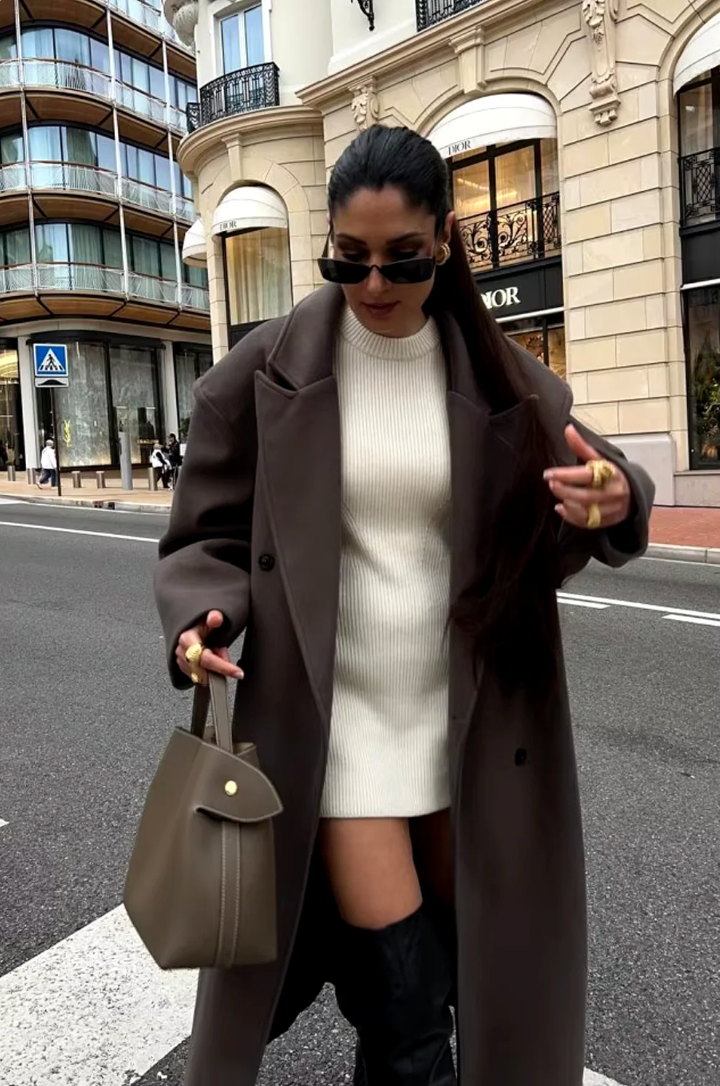 LOUISE | Long Size Chique Coat 🍂