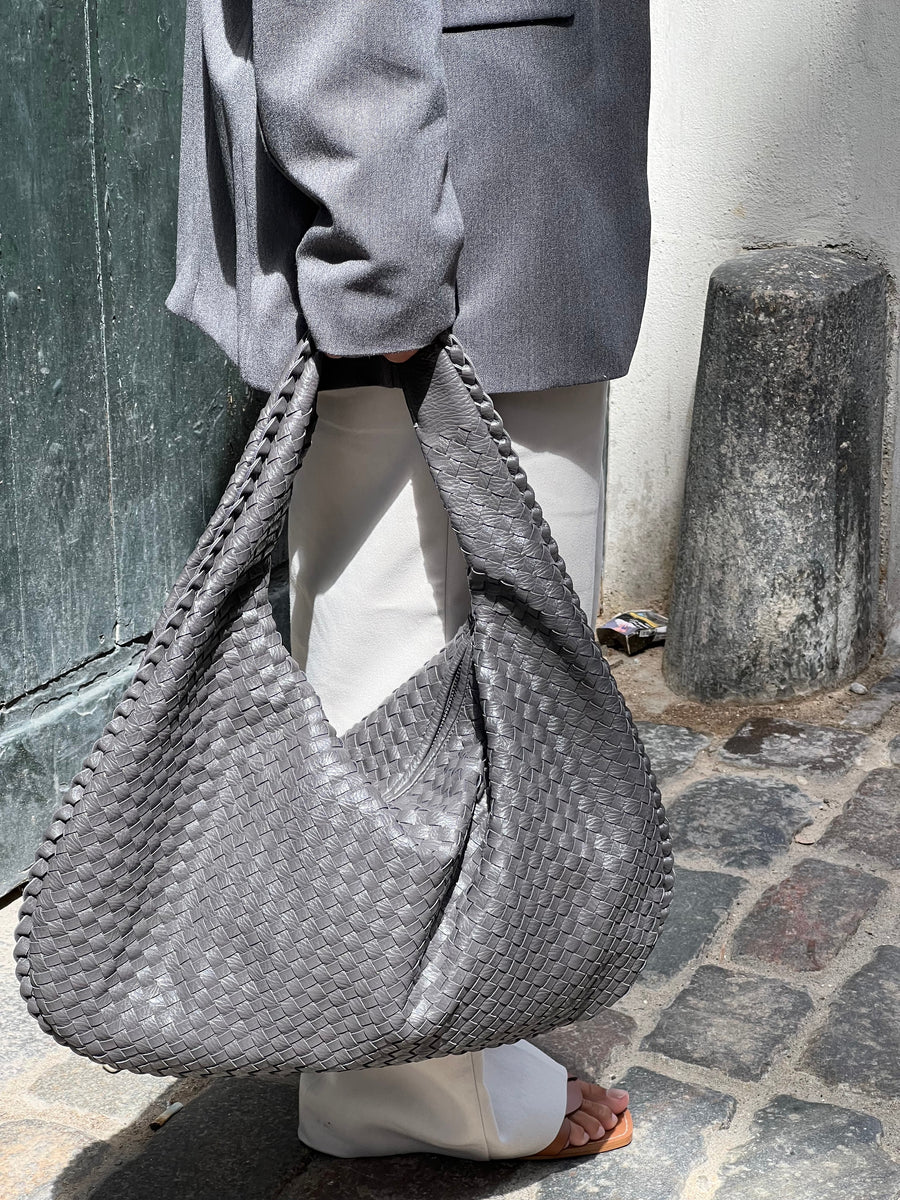 VICKY | Trendy gevlochten handtas