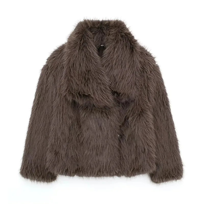 CLEO | Faux fur jas van hét moment