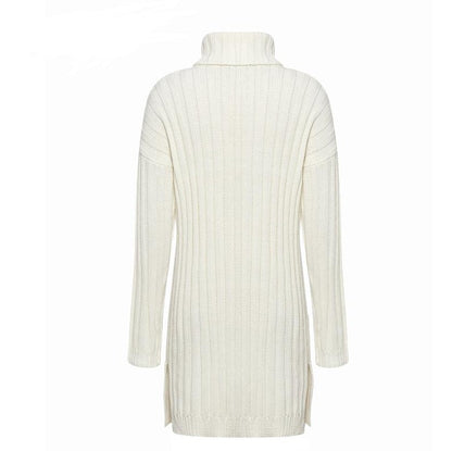 Cozy Knit Dress - Super warm & trendy de winter door!
