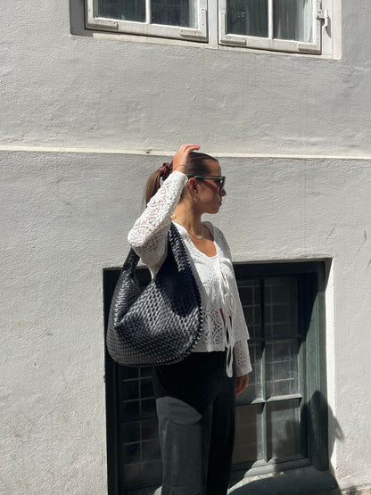 VICKY | Trendy gevlochten handtas