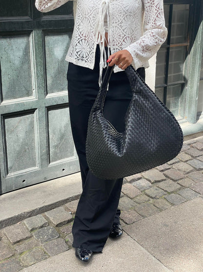 VICKY | Trendy gevlochten handtas