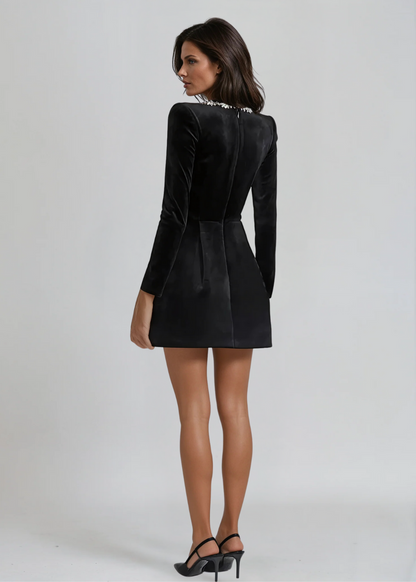 JOLIE | Fluwelen Mini Jurk