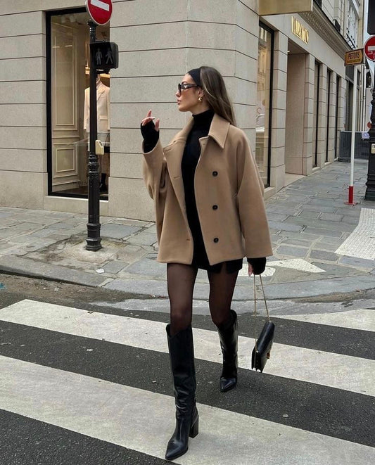 MIA | Trendy oversized wollen jas