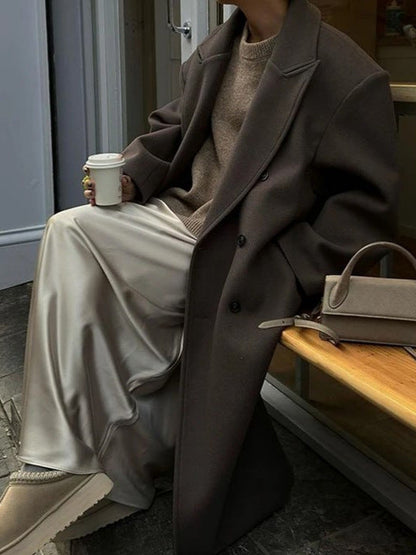 LOUISE | Long Size Chique Coat 🍂