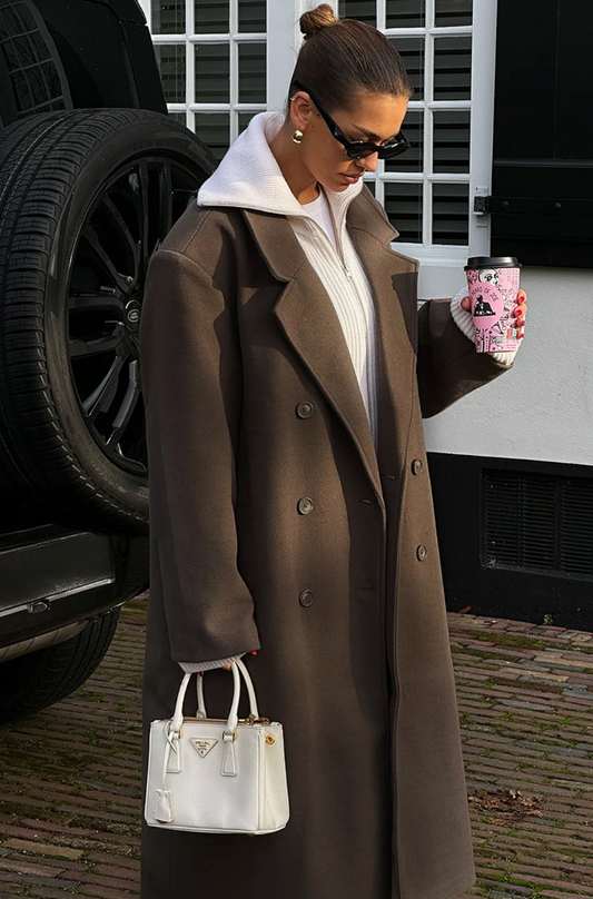 LOUISE | Long Size Chique Coat 🍂