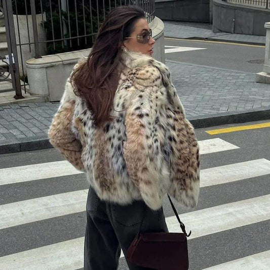 Leopard Jacket | Trendy Faux Fur bontjas