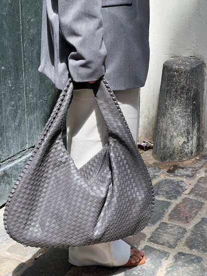 VICKY | Trendy gevlochten handtas